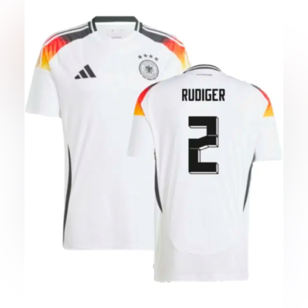 Adidas 2024-2025 Germany Home Shirt size 2X (Rudiger)